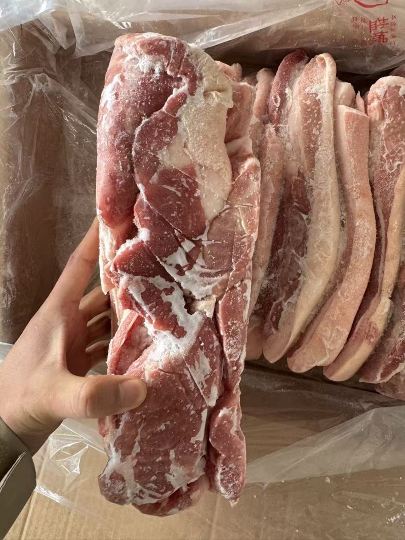 带皮后五花肉条20斤