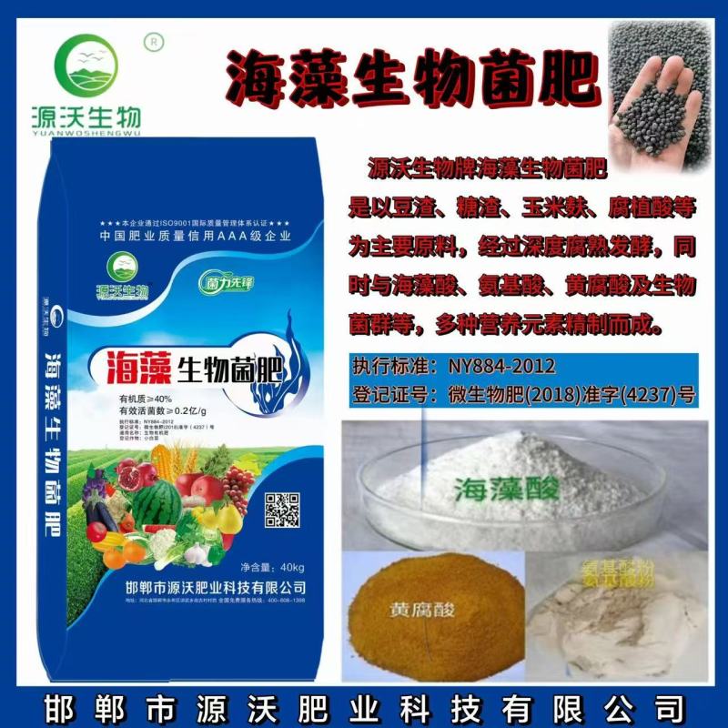 海藻生物菌肥菌肥果树蔬菜专用基肥厂家直发