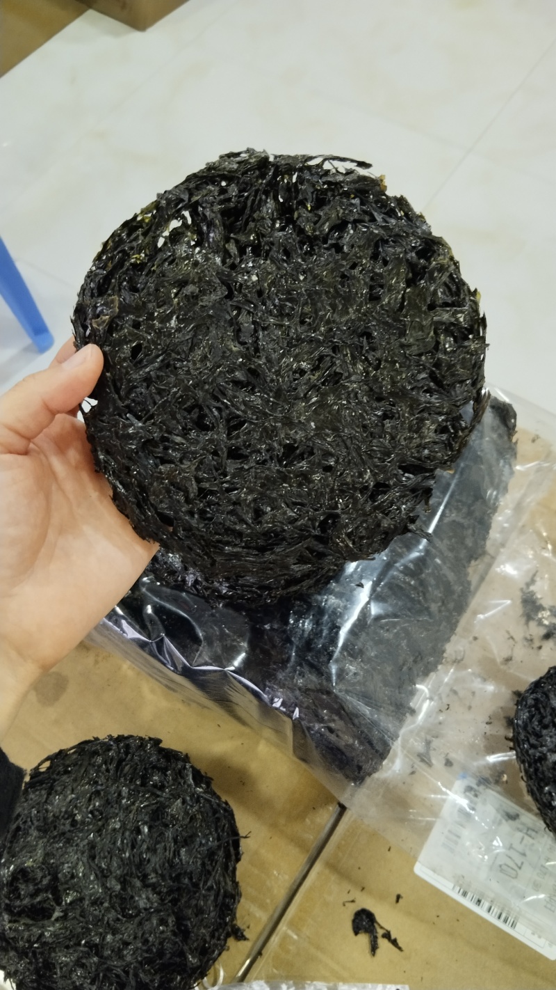 Aa特级龙海头水小碗圆饼高品质紫菜批发，高端珍品量大从优