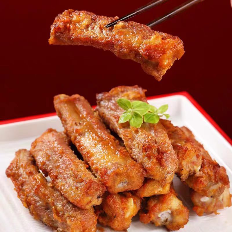 【熟牛排】蒜香排骨