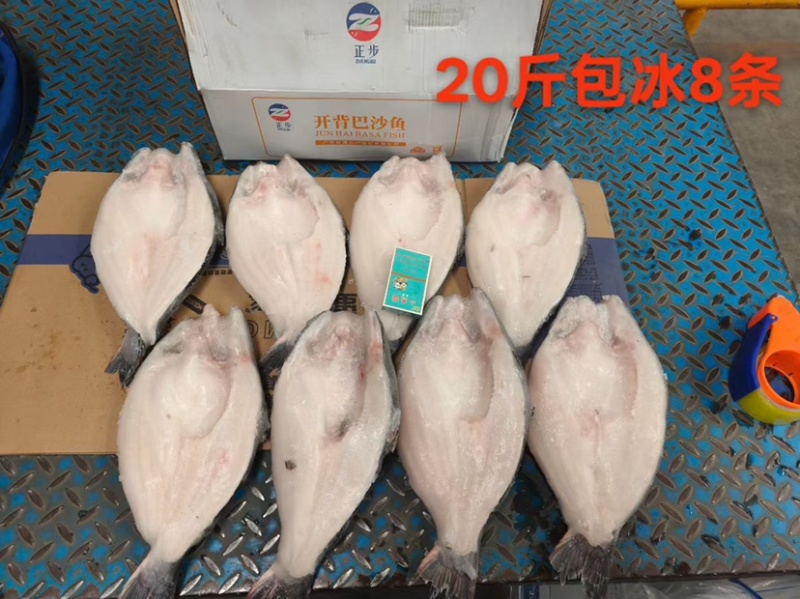国产开背巴沙鱼15斤/20斤/干冰20斤，烤鱼