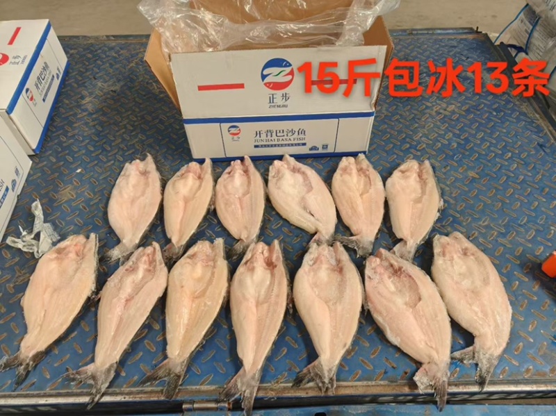 国产开背巴沙鱼15斤/20斤/干冰20斤，烤鱼