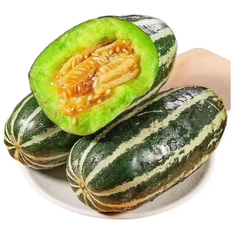 羊角蜜甜瓜博洋甜瓜玉菇甜瓜量大价优基地直供