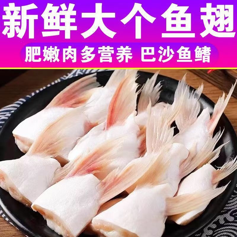 冷冻巴沙鱼鳍鱼翅批发餐饮电商现货