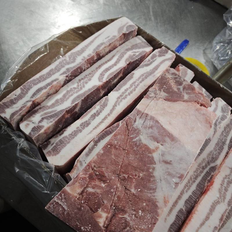 中方砖中方块去皮五花肉烤肉食材