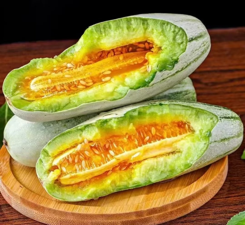 精品羊角蜜甜瓜，产地直发，支持视频看货