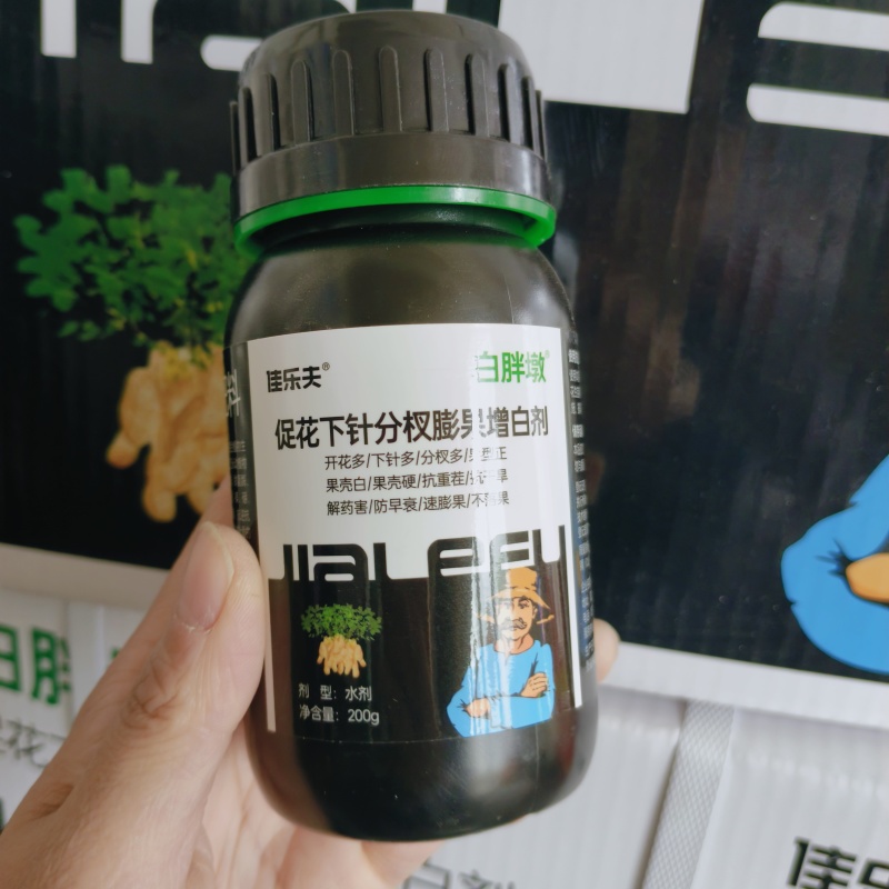 佳乐夫白胖墩花生增大粒粒饱花生分杈下针剂促开花提高坐果率