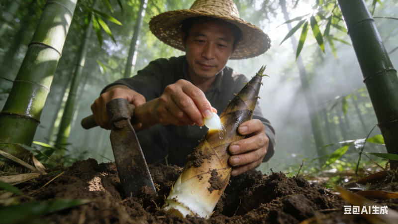 雷竹笋新鲜产地直供，一年就吃这一季，雷竹笋正当时