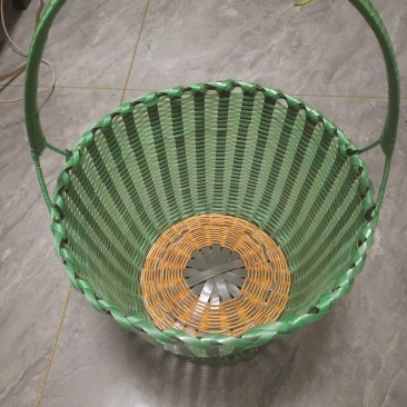 纯手工编织的菜篮