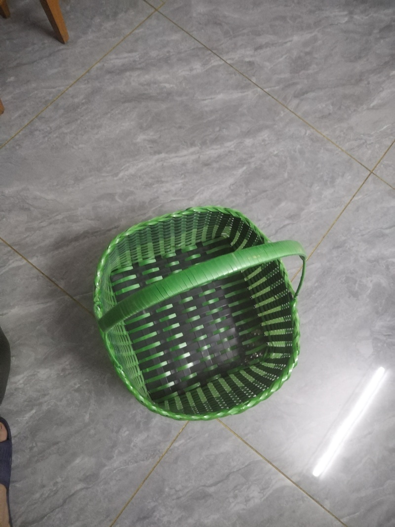 纯手工编织的菜篮