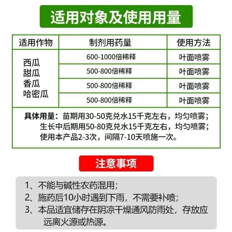 西瓜六必治甜瓜西瓜瓜类专用肥叶片浓绿生根壮苗促进生长