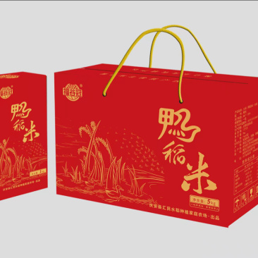 黑龙江鸭稻米稻香米礼盒装5kg品质保证诚信经营