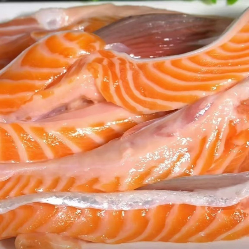 三文鱼腹条鱼腩条挪威三文鱼肉多多大西洋三文鱼