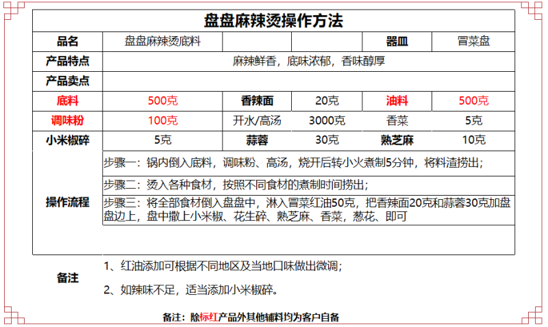 盘盘麻辣烫底料