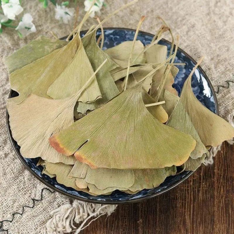 晒干银杏叶茶银杏茶银杏叶片散装初级农产品中药材批发零售