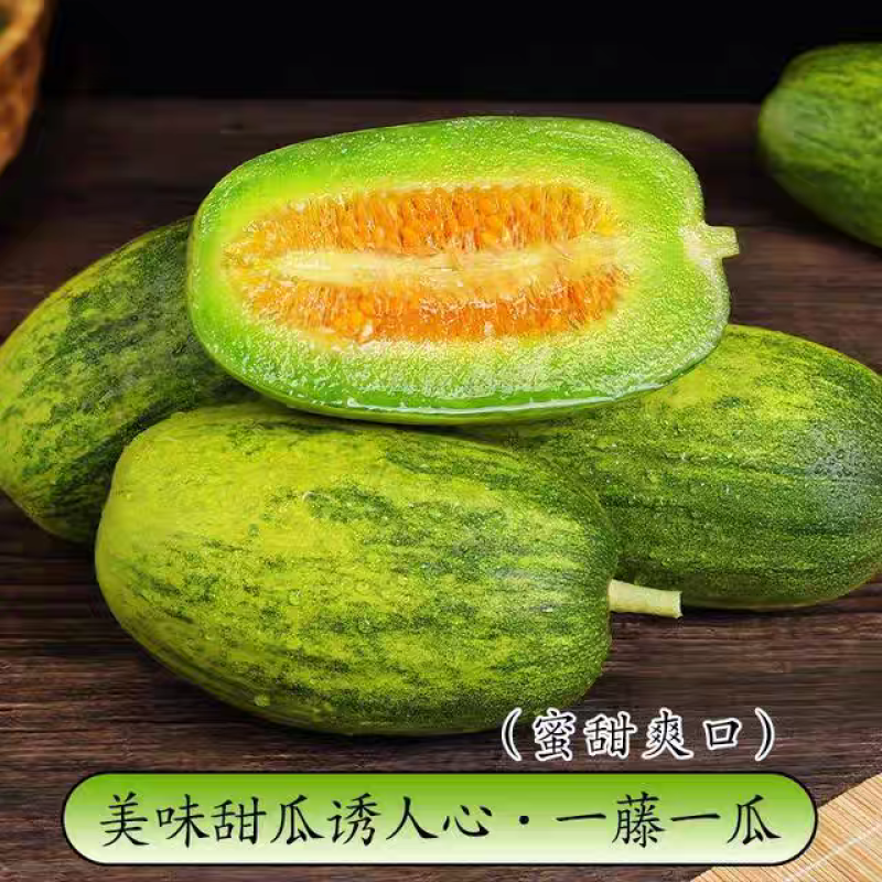 头茬星甜金冠甜瓜一件代发批量代发全渠道供应品质稳定供应链
