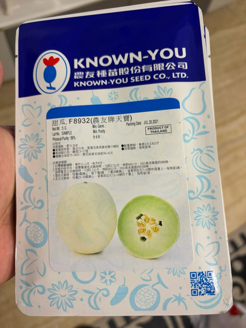 #日本泷井甜瓜#台湾农友甜瓜
