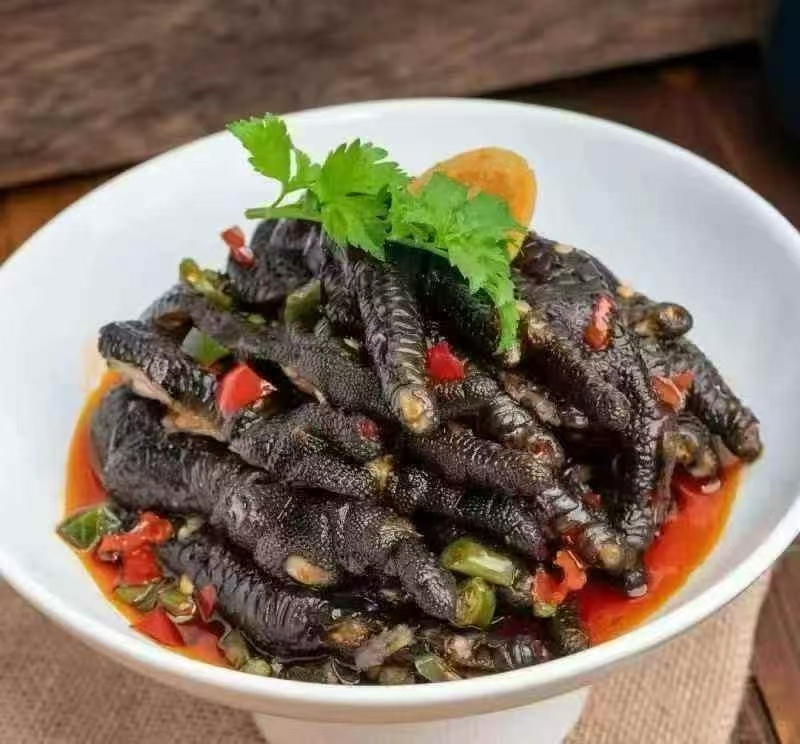 双椒黑鸡爪