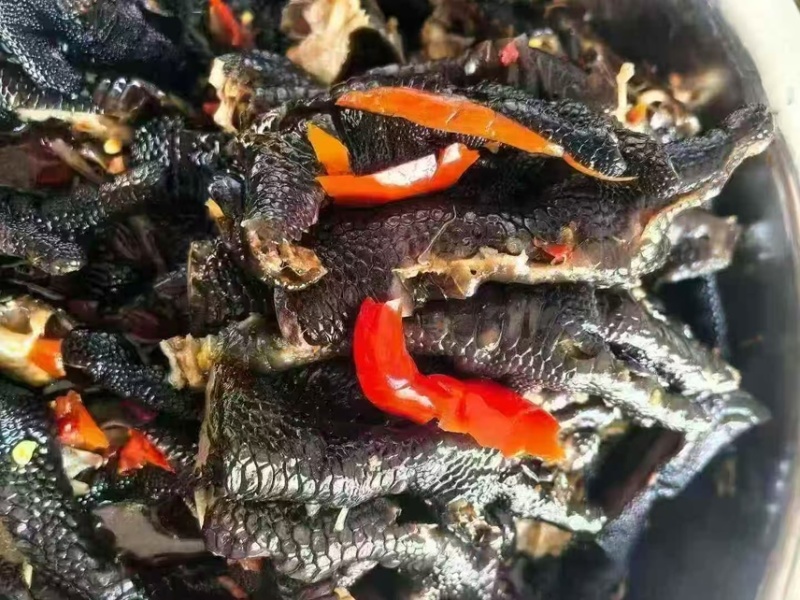 双椒黑鸡爪