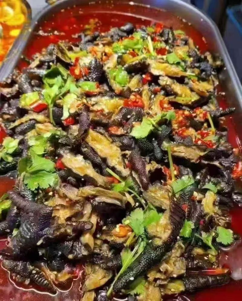 双椒黑鸡爪