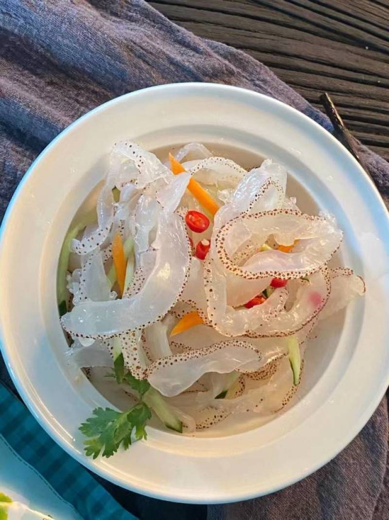盐渍虎斑海蜇丝，价格合适，适合各种渠道！