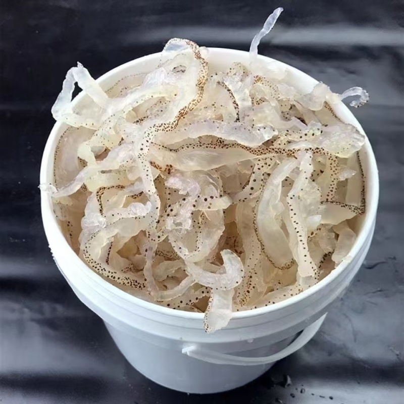 盐渍虎斑海蜇丝，价格合适，适合各种渠道！