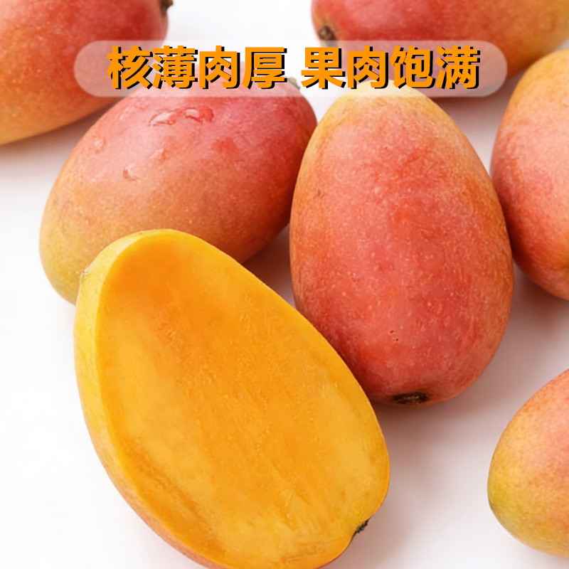 【广西贵妃芒】正宗百色芒果当季新鲜水果现摘现发鲜甜产地直发