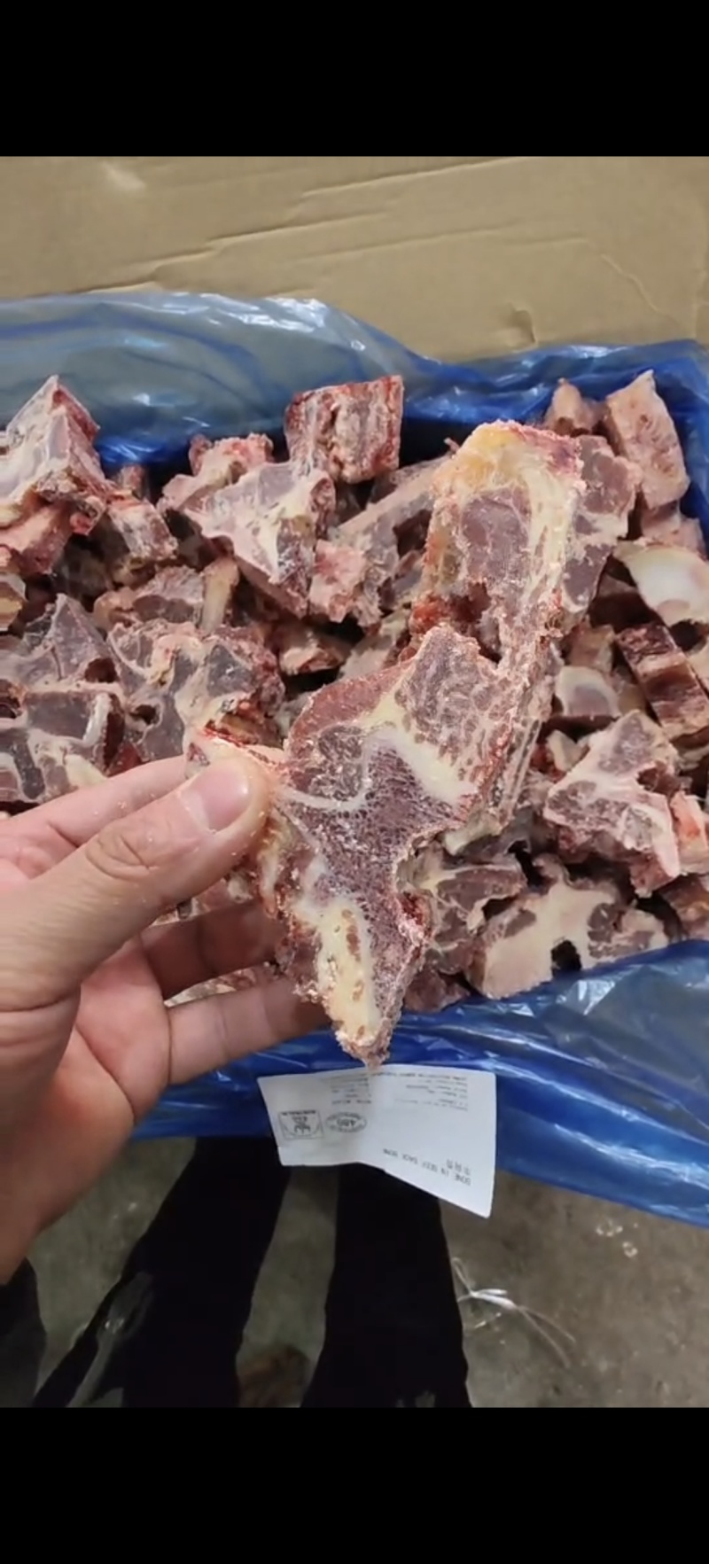 牛脊骨，牛脊骨实拍，