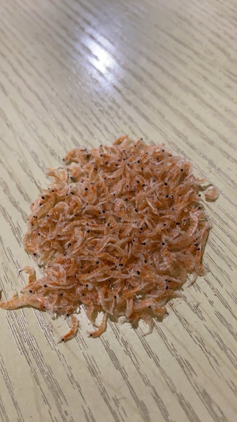 带籽虾皮五十吨，纯淡干，大船直接捕捞加工。货源稀缺