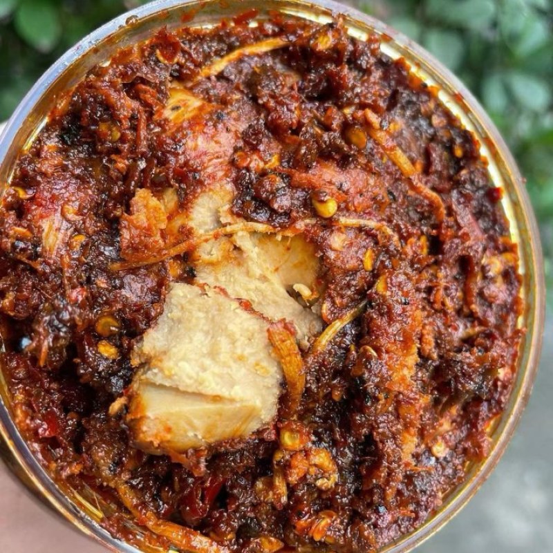正宗佤味豆腐、特辣特别香**吃的豆腐！