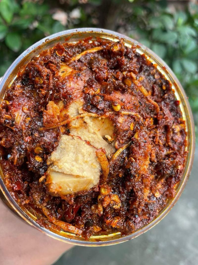 正宗佤味豆腐、特辣特别香**吃的豆腐！