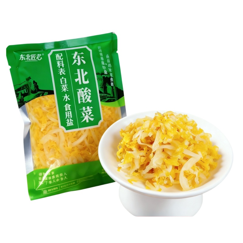 东北酸菜丝/酸白菜电商社区团购一件带发代加工