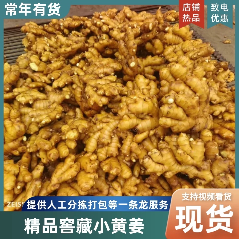 精品窖藏小黄姜/大别山基地直采/货源充足/品质保证