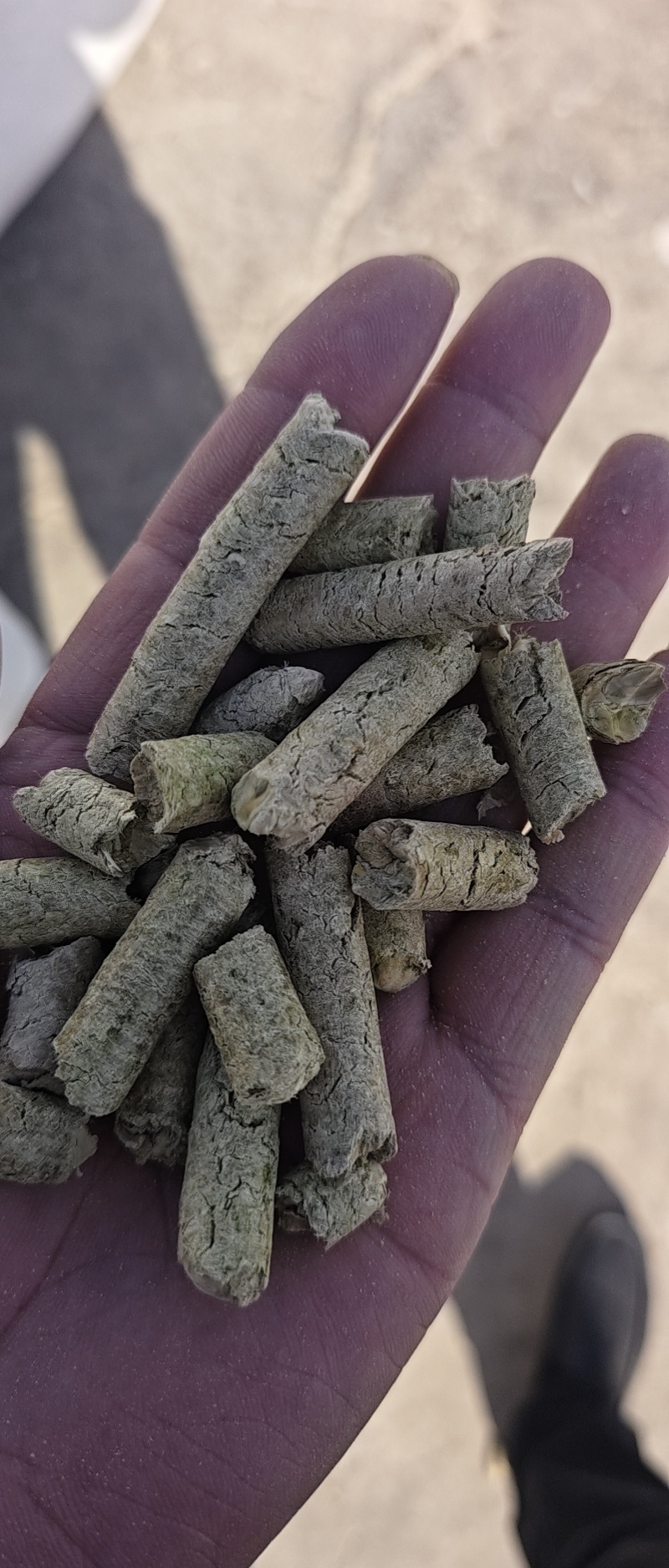 南瓜子皮颗粒饲料