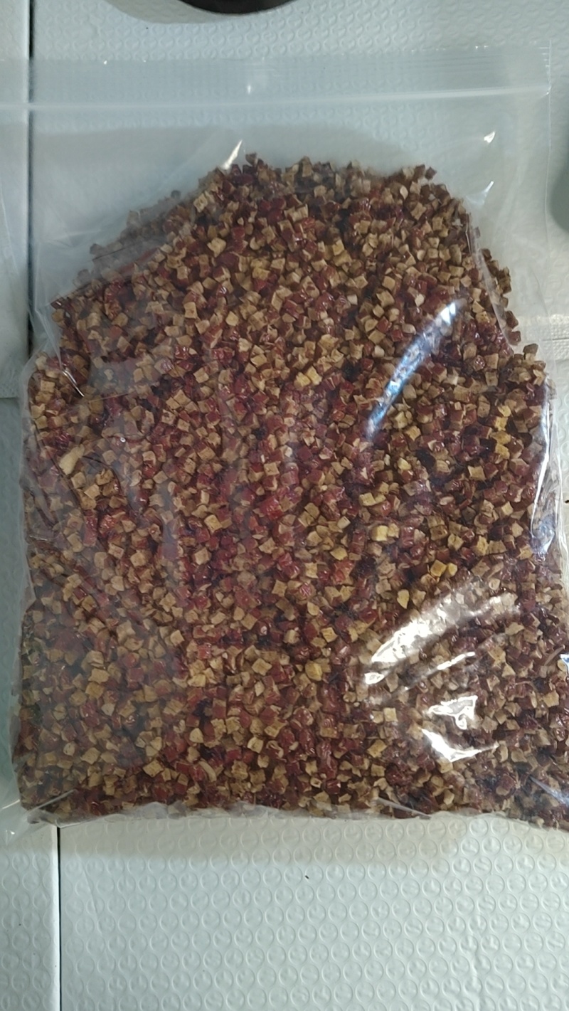 新鲜无核机切软枣丁烘焙馅料5一10毫米