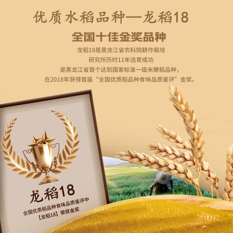 黑龙江富硒龙稻大米5kg产地直供