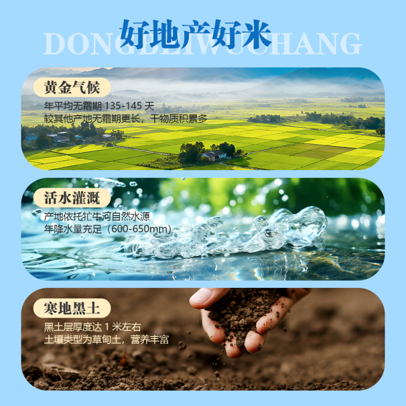 昱禾天诚家庭装五常稻花香大米5kg