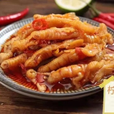 柠檬鸡爪，开袋即食，口感非常好夜市，熟食店，餐饮店都可