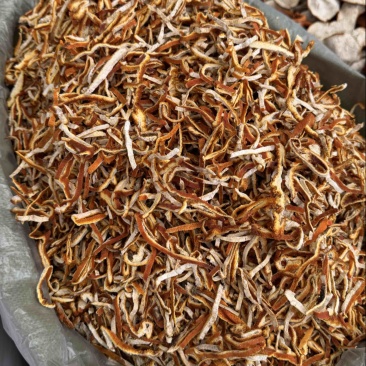 陈皮丝，足干全红，今年新货