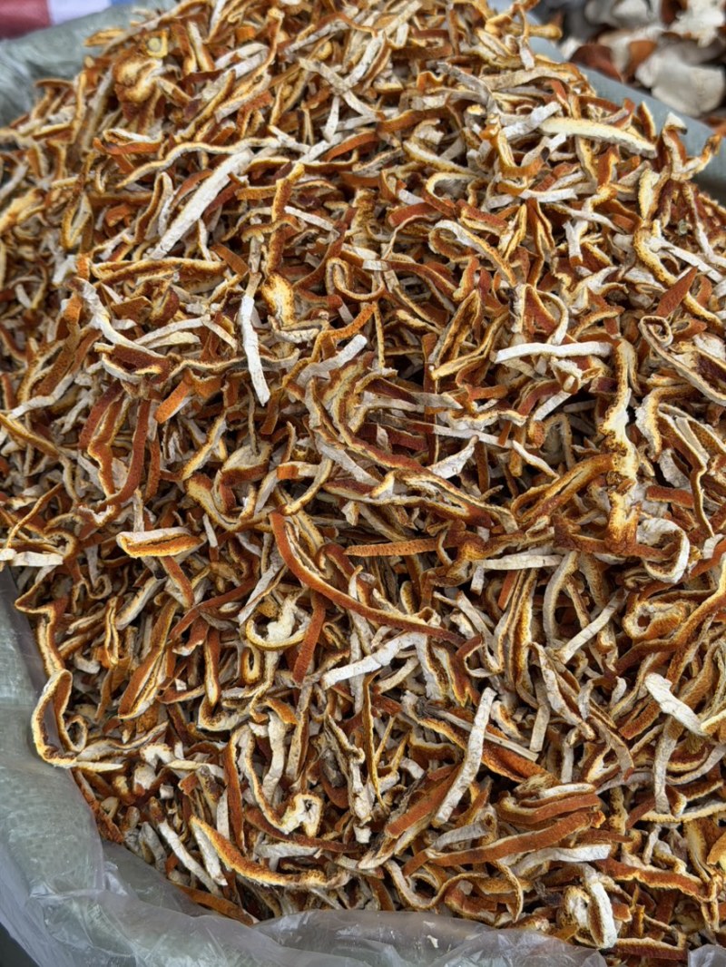 陈皮丝，足干全红，今年新货