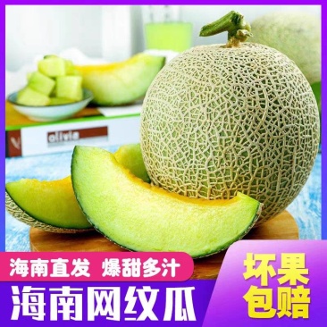 《网纹瓜》玫珑密瓜/海南蜜瓜/冰淇淋蜜瓜/欢迎来电合作