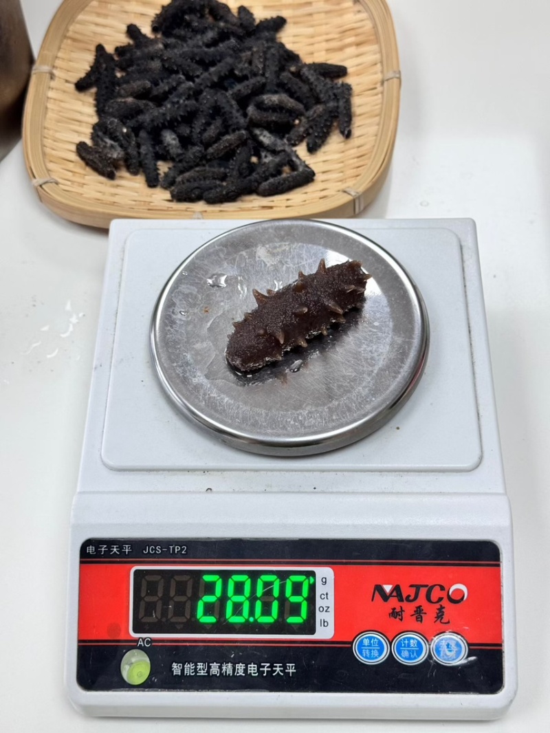 纯淡干小海参国标淡干海参干