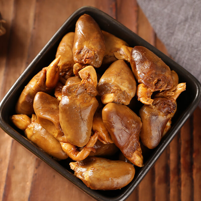 盐焗鸡心100g客家特产非鸭心开袋即食卤味熟食零食办公室
