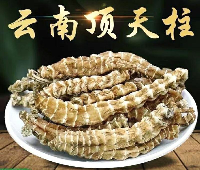 云南虫草参地参竹节参顶天柱炖肉煲汤食材干货包邮