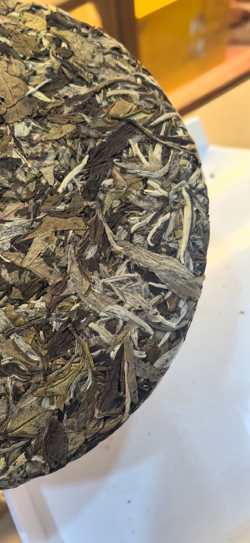 2019年福鼎白茶白牡丹饼茶每饼300克