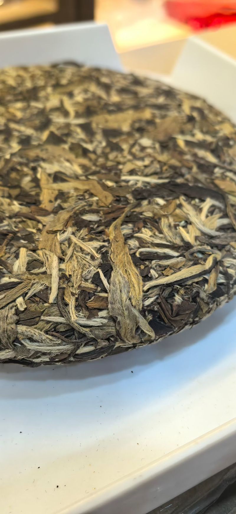 2019年福鼎白茶白牡丹饼茶每饼300克