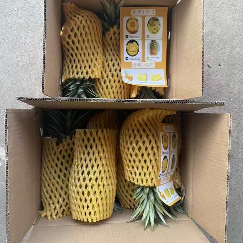 【电商】云南凤梨菠萝金钻凤梨一件代发社区团购主播溯源