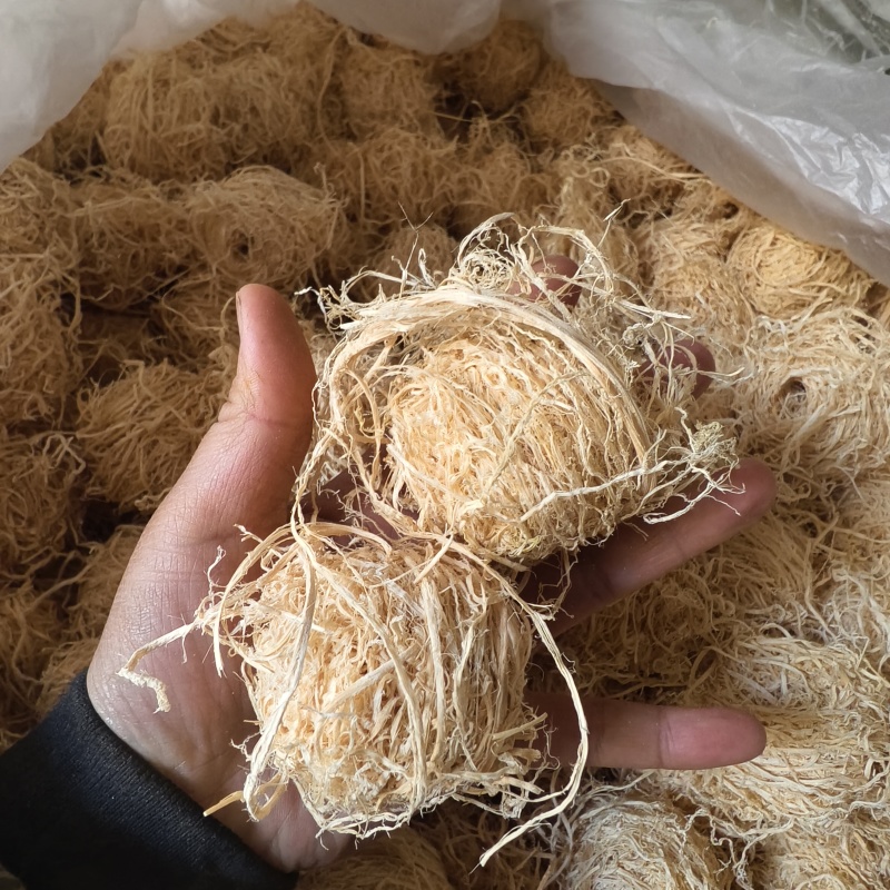 淡竹茹团球状竹茹球黄白色统货今年新货颜色好