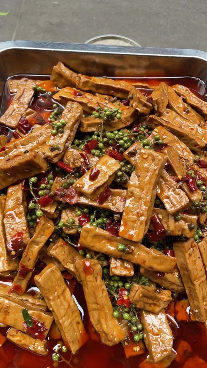 麻辣小吃豆干