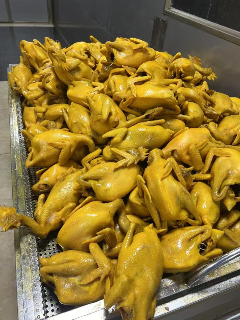 五指毛桃盐焗鸡地摊电商批发盐焗鸡摆摊卤味熟食全熟盐焗鸡